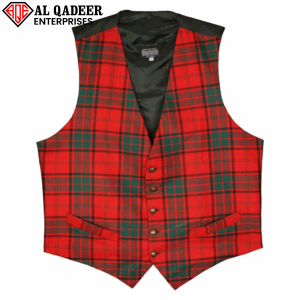 Art # AQE-U-Tartan Waistcoat-09