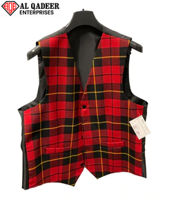 Art # AQE-U-Tartan Waistcoat-05