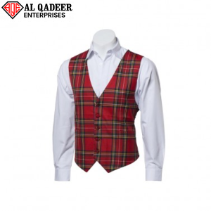 Art # AQE-U-Tartan Waistcoat-04